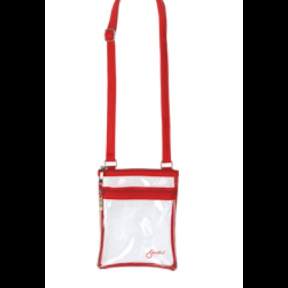 Eventful Crossbody Clear Red Bag